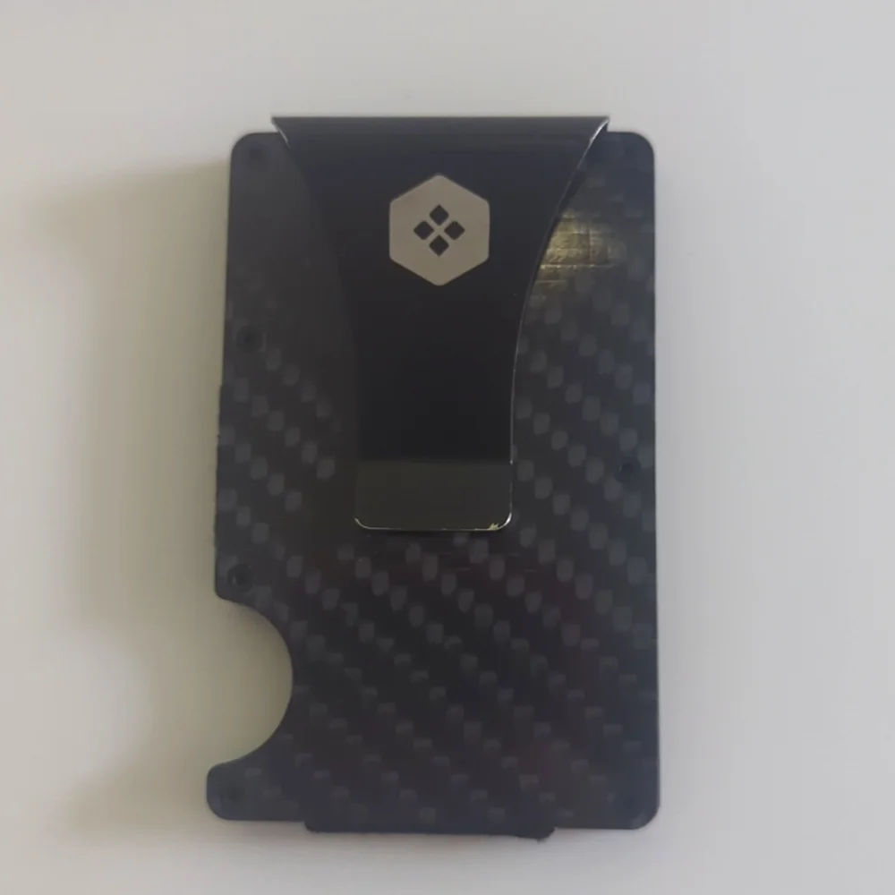 Metal Wallet black mens